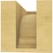 Ekena Millwork 5"W x 10"D x 5"H Wide Warren Rough Cedar Woodgrain TimberThane Corbel, Primed Tan CORUR05X10X05WARRCPR - alternate 4